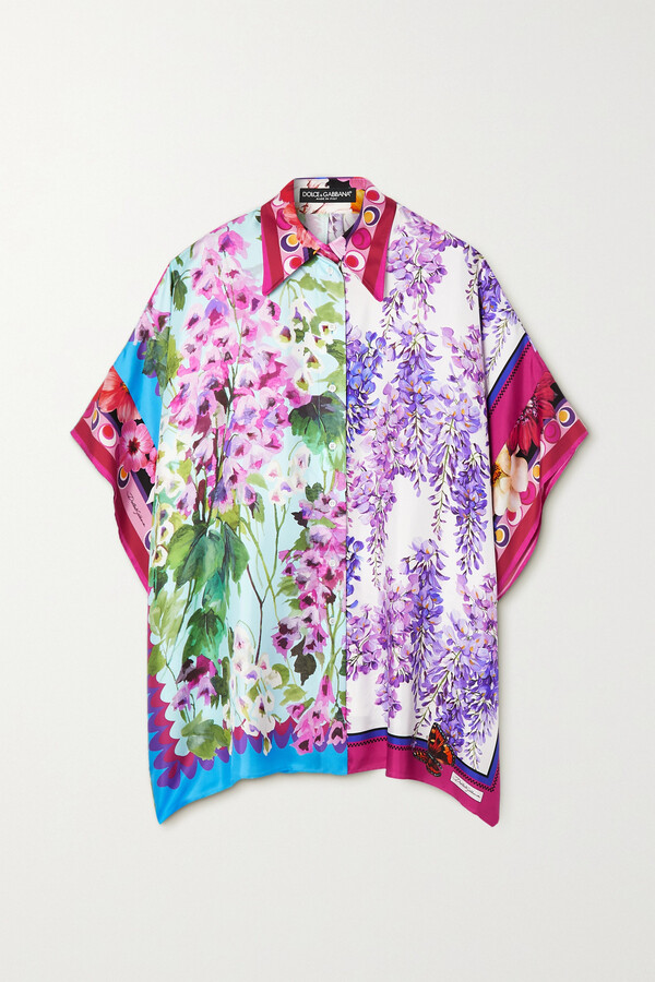 Dolce Gabbana Printed Tops | Shop the world's largest collection 