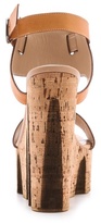 Thumbnail for your product : Diane von Furstenberg Tinsley Cork Wedge Sandals