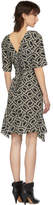 Thumbnail for your product : Isabel Marant Black and Off-White Arodie Dress