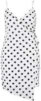 Thumbnail for your product : boohoo Plus Spotty Wrap Dress