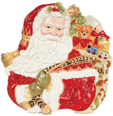 Thumbnail for your product : Fitz & Floyd Damask Holiday Santa Face Canape Platter