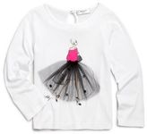 Thumbnail for your product : Milly Minis Girl's Ballerina Graphic Tee