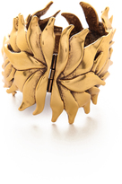 Thumbnail for your product : Oscar de la Renta Leaf Bracelet