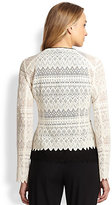 Thumbnail for your product : Nanette Lepore Journey Lace Cardigan Jacket