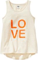 Thumbnail for your product : Old Navy Girls Sequin-Graphic Tanks