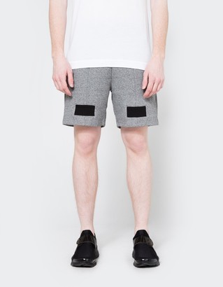 Paneled Shorts in Dark Grey