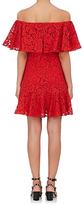 Thumbnail for your product : Valentino Women's Cotton-Blend Floral-Lace Minidress