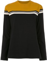 Thumbnail for your product : OSKLEN Long Sleeved Color Block Top