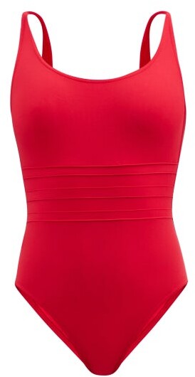 Eres - Asia Panelled-front Swimsuit - Red