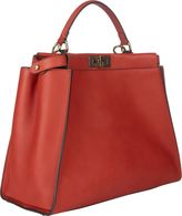 Thumbnail for your product : Fendi Peekaboo Large Satchel-Brown