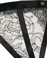 Thumbnail for your product : Something Wicked Annabel lace suspenders belt