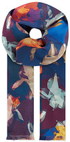 Thumbnail for your product : Paul Smith Double-sided photogram silk scarf