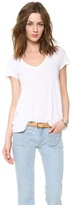 Thumbnail for your product : American Vintage Jacksonville Short Sleeve V Neck Tee