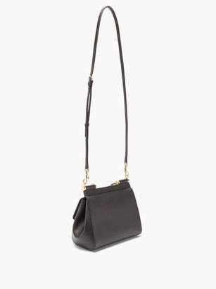Dolce & Gabbana Sicily Small Leather Cross-body Bag - Black