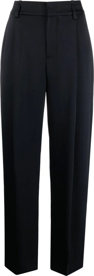 Vince Box-Pleat High-Waisted Trousers