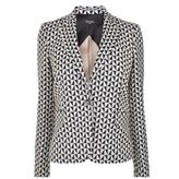 Thumbnail for your product : Paul Smith BLACK Graphic Triangle Print Single Button Jacket