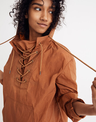 Madewell Lace-Up Popover Jacket