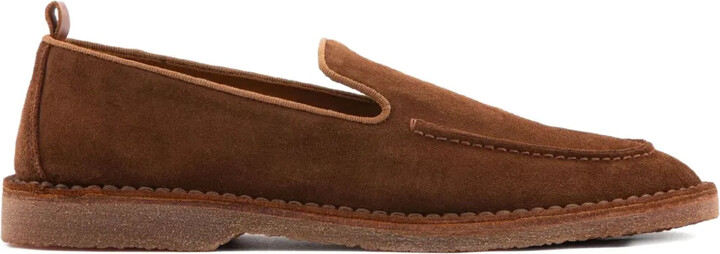 Buttero Suede Flat Loafers