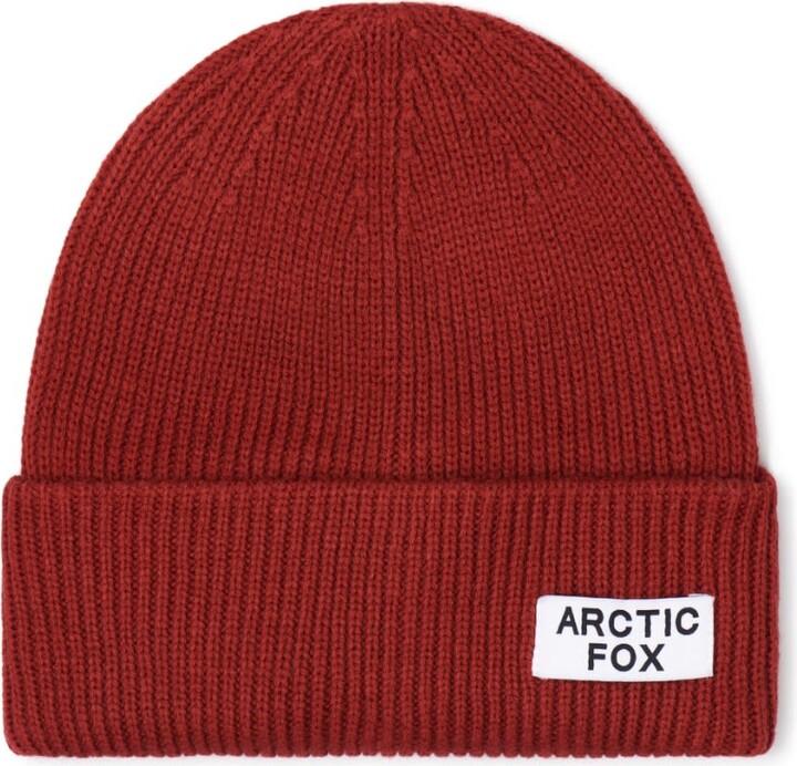 Arctic Fox & Co. Brown / Red Recycled Bottle Beanie - Deep Terracotta