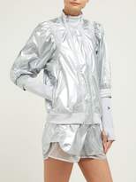 Thumbnail for your product : adidas by Stella McCartney Metallic Shell Performance Jacket - Womens - Silver