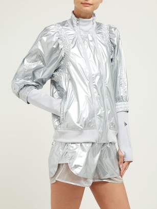 adidas by Stella McCartney Metallic Shell Performance Jacket - Womens - Silver