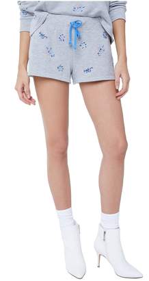 Juicy Couture Wildflower Embellished French Terry Short