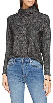 Warehouse Women's Cut & Sew Regular Fit Plain Long Sleeve Long Sleeve Top,8