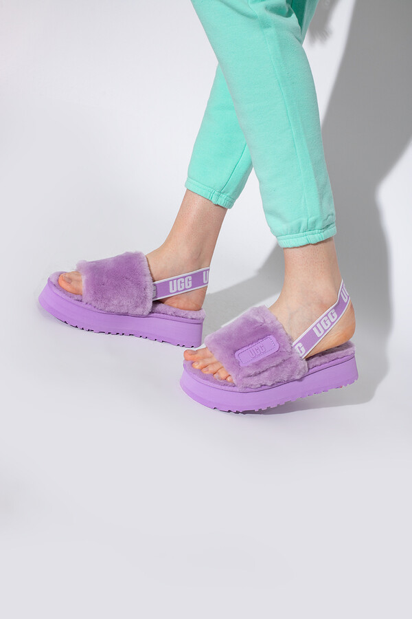 purple ugg sandals
