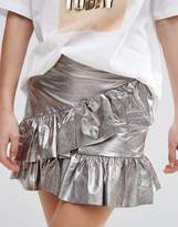 Thumbnail for your product : Pull&Bear Frill Detail Mini Skirt