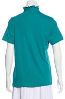 Thumbnail for your product : Tory Burch Ruffle-Trimmed Short Sleeve Top