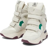 Thumbnail for your product : Isabel Marant Balskee leather wedge sneakers