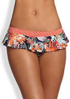 Thumbnail for your product : Tory Burch Calathea Skirted Bikini Bottom