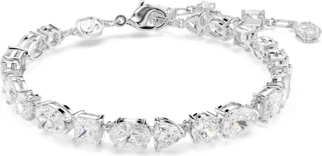 Swarovski Swaroski Mesmera Rhodium Plated Bracelet - Silver Clear