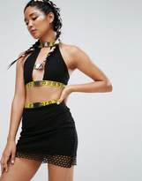 Thumbnail for your product : Jaded London Festival Bralette Top With Buckles Co-Ord