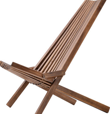 Ophelia & Co. Folding Solid Wood Chair For Relaxation - Ergonomic Stylish Fits Anywhere Indoors And Outdoors Easily Easy To Store & Transport Stylish Indoor Outd