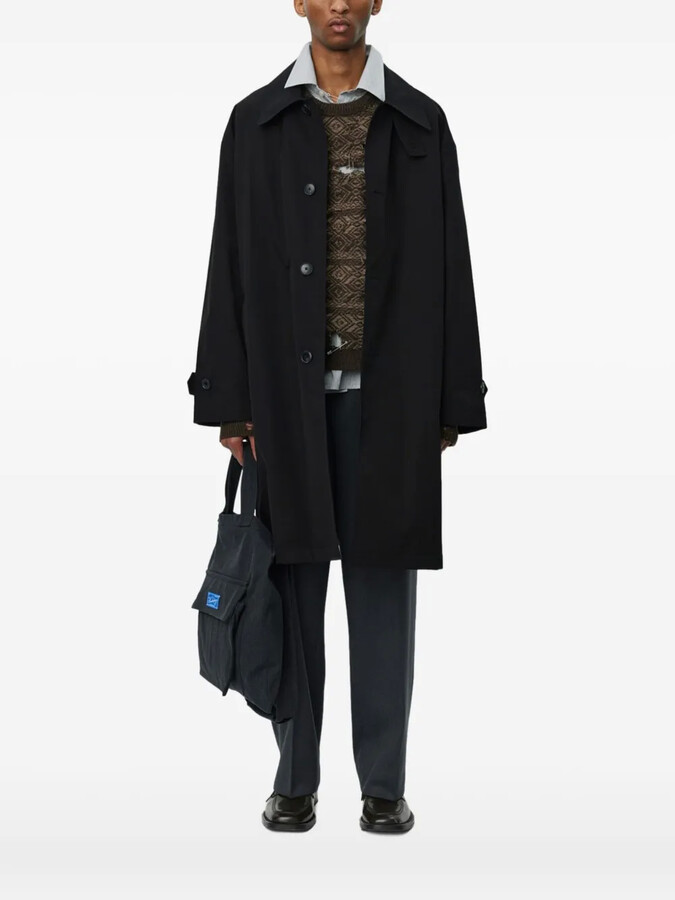 mfpen Client single-breasted midi coat