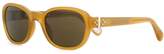 Thumbnail for your product : Linda Farrow Gallery oval-frame sunglasses