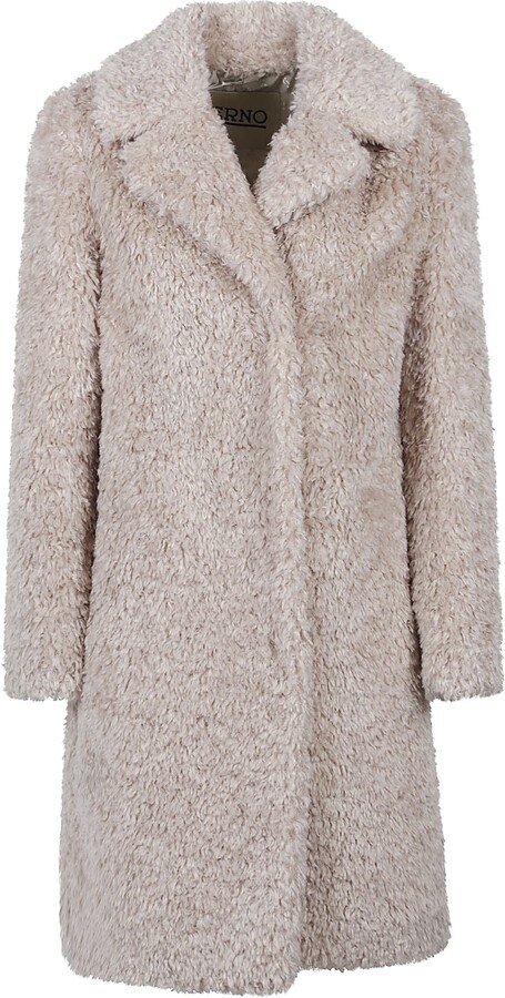 Herno Soft Faux Fur Long Coat