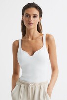 Thumbnail for your product : Reiss Sweetheart Neck Top