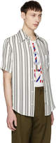 Thumbnail for your product : Ports 1961 White and Black Striped Shirt