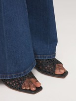 Thumbnail for your product : Souliers Martinez 50mm Woven Metallic Leather Mules