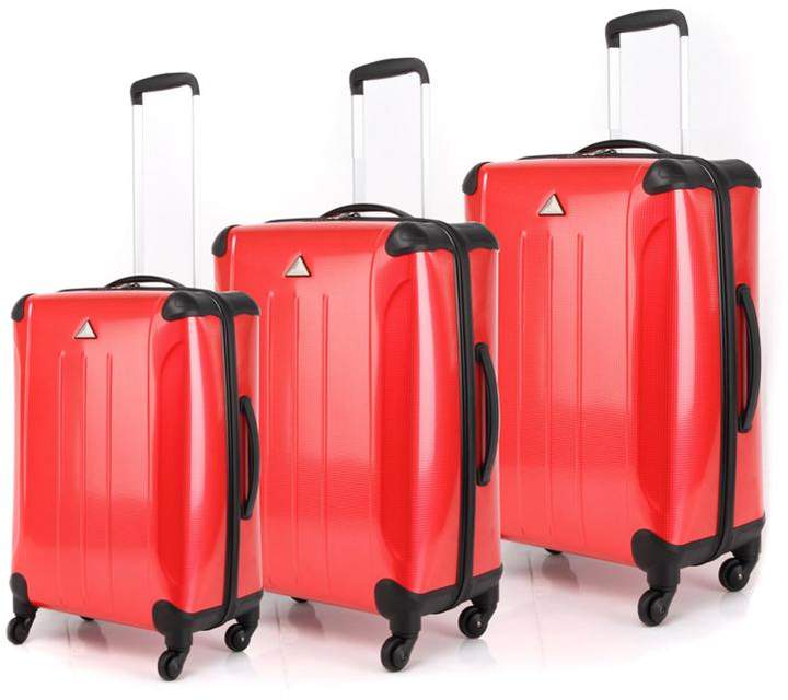 Triforce Luggage Apex 101 Alumylene 3piece Hardside Spinner Luggage