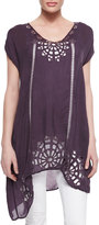 Thumbnail for your product : Johnny Was Collection Biz Embroidered Short-Sleeve Tunic