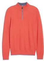 Thumbnail for your product : Tailorbyrd Sorrel Tipped Quarter Zip Sweater