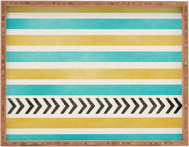 Arrows Ottoman/Coffee Table Tray