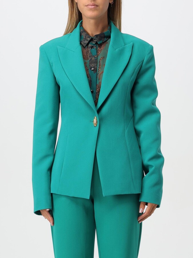 Just Cavalli Jacket Woman color Green