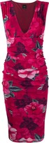 Thumbnail for your product : Pinko Hibiscus-print midi dress