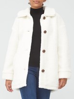 Thumbnail for your product : Very Teddy Faux Fur Coat Ivory