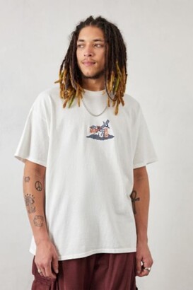 Urban Outfitters White Cross Stitch Tee