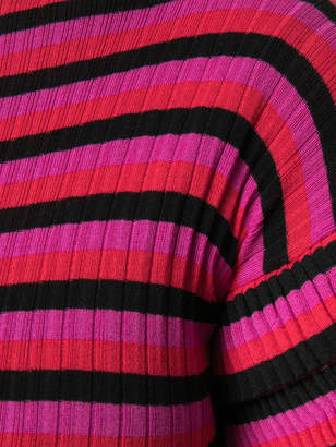 Philosophy di Lorenzo Serafini bright striped frill top